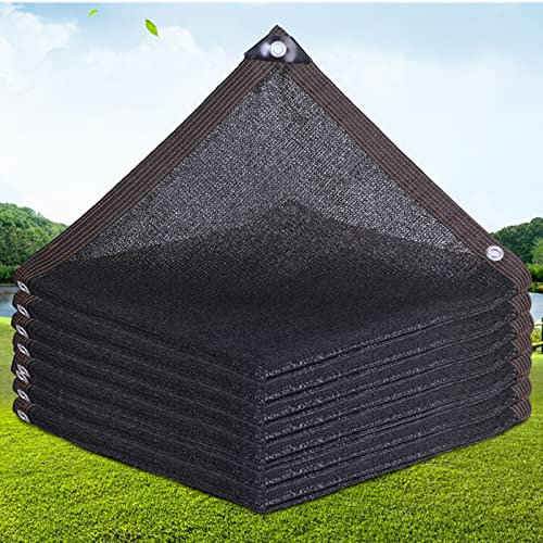 JIAJUTUI001 Filet D'Ombrage Filet Protection Solaire à 90% Résistante pour Bloquer Les Rayons UV Toile d'Ombrage Pergola Serres Filet Coupe Vent pour Plantes de Jardin (4x6m(13.12x19.69ft))