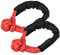 Riloer 2 pièces Corde à Manille Souple Sangle de récupération de remorquage synthétique pièces Automobiles Corde de remorquage, Rouge