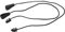 2 Stück hinteres Kofferraum-Hutablage-Schnur-Befestigungskabel passend für Ford Focus Hutablage 4M51A46538AB Kompatibel mit Ford Focus MK2 2004–2012 C-MAX 2007–2010