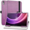 MAMA MOUTH Coque for Lenovo Tab P11 2nd Gen,en Cuir Protecteur avec Stand Étui en PU Cuir Rotative 360 degrés Housse de Protection Flip Case Cover pour 11.5 Lenovo Tab P11 (2nd Gen) TB350FU,Violet