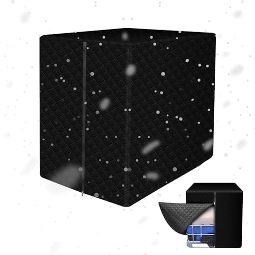MaxEarn IBC Tank Abdeckung Winterfest, 1000L IBC Schutzhülle Frostsicher | 120x100x116cm, mit Warm Baumwolle ＆ Reißverschluss, Wasserdicht IBC Container Frostschutz