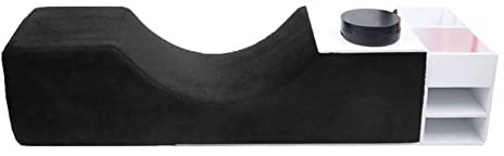 cypreason Wimpernkissen, U-Förmiges Wimpernverlängerungskissen, Lash Kissen Nacken, Ergonomisches Gebogenes Nackenkissen, Aus Memory-Schaumstoff, Make-Up Wimpernrillenkisse