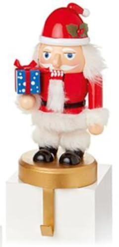 Premier Decorations Nutcracker Decoration Stocking Holder (Rounded Hat)