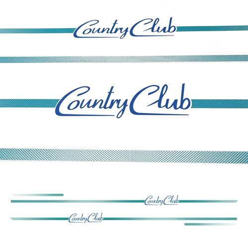ADESIVO FIAT PANDA 4X4 COUNTRY CLUB 141 PER FIANCATA AUTO DESTRO E SINISTRO LOGO LATERALE STICKERS