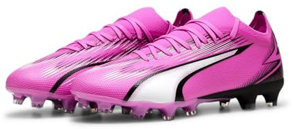 PUMA Erwachsene Ultra Match FG/AG Fußballschuhe 46Poison Pink White Black