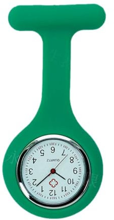 Broche de montre d’infirmière - Montre de poche d’infirmière | Montre gousset paramédicale en silicone, montre médicale multicolore, montre gousset à broche médicale étanche, montre de poche paramédic