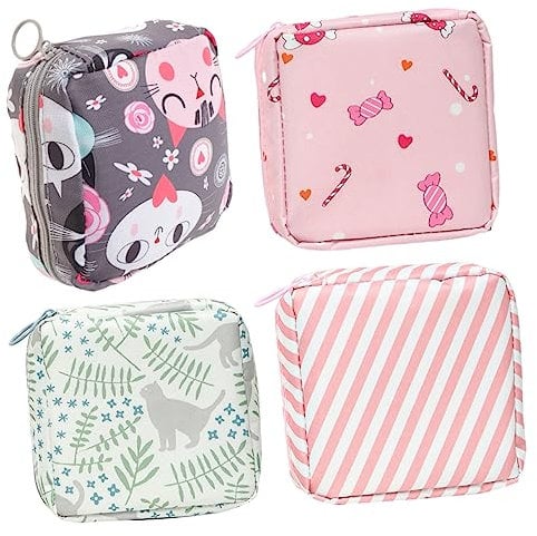 minkissy Pad-tasche Mehrzweck-periodentasche Große Kapazität Servietten-aufbewahrungstasche Dekorative Tasche Für Frauen