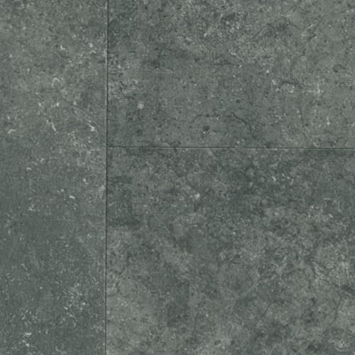 Black Modern Marble Effect Anti-Slip Vinyl Flooring for Kitchen, Bathroom, & Living Room, 2.8mm Thick Cushion Backed Vinyl Sheet, 5 Years Warranty-3 X 2 mt