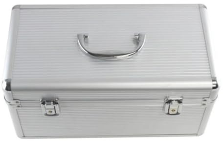 Hard Drive Case Waterproof External Hard Disk Carrying Case Shockproof Internal Hard Drive Box with Security Lock Handle