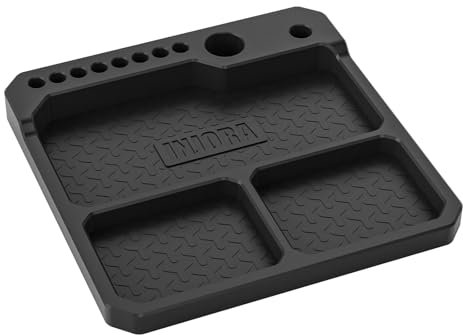 INJORA Silicone Parts Tray with Tool Stand 160 * 160mm for Model Assembly Electronics Repair