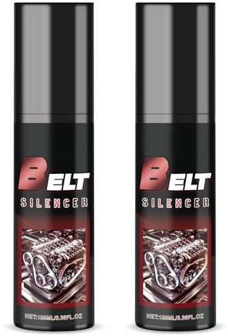 Lubrication Silencer Spray for Automotive Engine Belts, Automobile Engine Belt Conditioner, Automotive Fan Belt Dressings,Vehicle Belt Lubricant, Belt Dressing Spray Automotive for Car, Truck (2PCS)