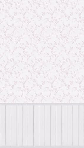 A.S. Création Lilly & Luis Non-Woven Wallpaper with Branches in Cream, Pink – 8,80 x 0,53 m Wallpaper for Kids – 770751
