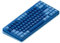 XXINGYULI Nuphy Halo75 V2 Tastiera Meccanica Bluetooth Wireless Design con Guarnizione da Gioco a 81 Tasti Compatibile con PC e QMK Via(Blue)