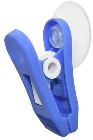 Pince à Ventouse pour Aquarium, Pince d'alimentation pour légumes, Chargeur d'algues, Clip d'aspiration pour avec Ventouse, Support de Nourriture pour Poissons Marins