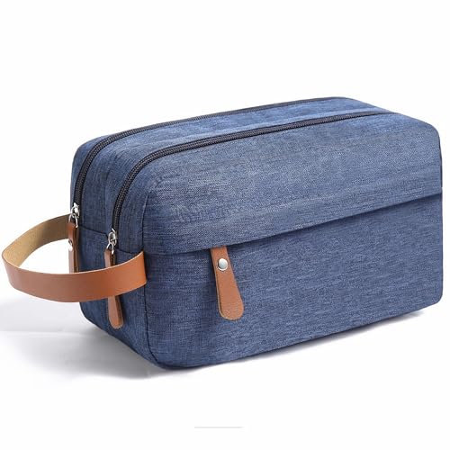 Fyriswho Trousse de Toilette Homme,Trousse de Toilette Voyage,Make-up de Maquillage Portable de Voyage,Suspendue Homme Organisateurs de Toilettes,Sac Cosmétique pour Gym Business et Vacanc (Gris)