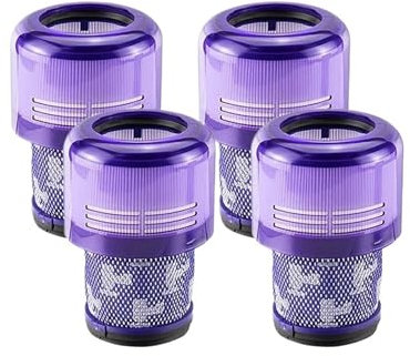 Repuestos De Filtro HEPA Compatibles Con Aspiradoras Inalámbricas Dyson V11 Torque Drive, V11 Animal, V15 Detect Y SV14. Comparar Con La Pieza 970013-02.(4pcs)