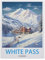 Jigsaw Puzzle 1000 Pieces for Adults，White Pass Canada Vintage Travel Posters，Teens Boys Girls Puzzles Difficult Thick Sturdy Pieces Challenging Puzzle for Party Games（38x26cm）-CD6