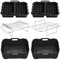 Ninja Airfryer Accessoires de friteuse à air chaud 6 pièces pour Ninja Foodi Max Dual Zone AF400EU AF400EUCP AF451EU 9,5 l Air Fryer, sans BPA, moule à gaufres ninja en silicone et kit de barbecue
