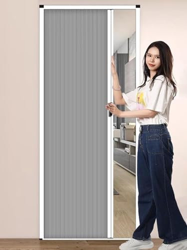 Kit porta scorrevole pieghevole, soluzione salvaspazio per interni con telaio personalizzato