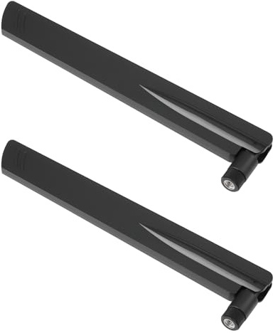 SG Store 5G High Gain SMA Omni Antenne 18dBi Fullband 600-6000MHz für GSM/GPRS/5G/4G/3G/2G/NB‑loT Vollband-Netzwerkausrüstung, Schwarz