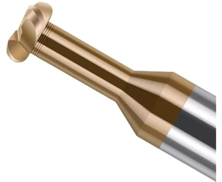 HRC55 Arc T-förmigen Fräsen Lollipop Ende Mühle Ball Slot Endmill Vollhartmetall 1pca(D4r2x4hxd4x50l)