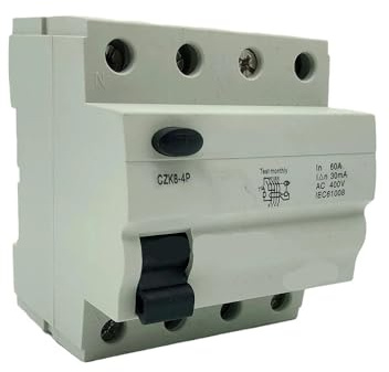Disjoncteur différentiel 4P type B 4 pôles 63A 30ma ELCB/RCD/RCCB/RCBO 10KA(AC Class EM Type,4P100A1000MA)