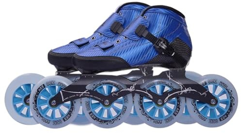 VCYEX Schuhe Mit Rollen Rollschuhe Inline Skates Für Damen Und Herren, Rollschuhe Für Erwachsene (männlich/weiblich) Fitness-Rollschuhe Für Damen Und Herren Blue,43