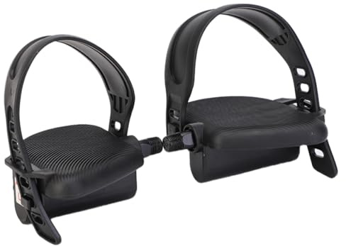 Heimtrainer-Pedal mit Riemenersatz, 1 Paar – Spin-Bike-Pedal für Indoor-Trainingszubehör