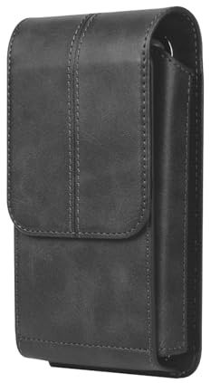 Icetop Handy Gürteltasche Herren Schwarz für 6,7–6,9 Zoll | Universal Handyholster Vertikal, Magnetischer Handy-Gürtelclip, Handytasche für Gürtel