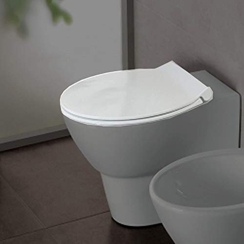 Copriwater coprivaso termoindurente a sgancio rapido per sanitari bagno Nido e Le Fiabe Hatria