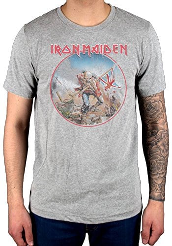AWDIP Men's Iron Maiden Trooper Vintage T - Shirt (Pack of 1)
