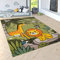 Paco Home Kinderteppich Spielteppich Dschungel Tiere Palmen AFFE Elefant Giraffe Löwe Grün, Grösse:120x170 cm