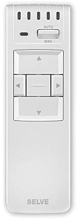 Funk Handsender commeo Send, bidirektional, 10 Kanal, Gruppensteuerung oder Einzelsteuerung, Reichweite bis zu 25 m, inkl. Wandhalterung, verkehrsweiß, SELVE, Art.: 297715