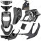 KIT 9 SCOCCHE NERO NEUTRO NON VERNICIATO BOOSTER SPIRIT BW'S ORIGINAL '88/'03