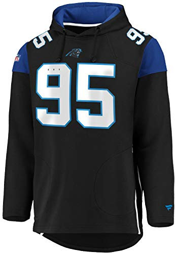 Fanatics NFL Carolina Panthers Hoody Iconic Franchise Overhead Hooded Sweater (L)
