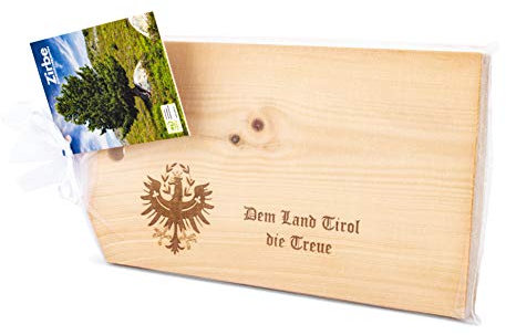 Zirbenjausenbrett Naturbelassen (Dem Land Tirol)