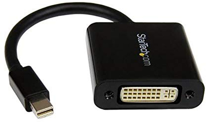 StarTech.com Mini DisplayPort to DVI Adapter, Mini DP to DVI-D Single Link Converter, 1080p Video, Passive, mDP 1.2 to DVI Monitor/Display