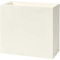 Teraplast – Fioriera Schio Tower, Essential, 80 cm, Bianco, 100% Riciclabile