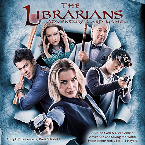 The Librarians: Adventure Card Game - Lizenziertes Karten- und Brettspiel basierend auf der TV-Serie, Szenario-basiertes Gameplay, Save The World, Play Co-Op oder Solo, für 1-4 Spieler
