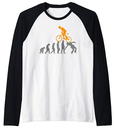 Evolution MTB Mountainbike Zubehör Fahrrad Bike lustiges fun Raglan