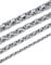 Jewow Edelstahl (6mm,46cm) Halskette für Herren Breite 4/6/8/10mm, Länge 36-76cm Wählbar