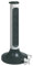 LEGRAND - Regleta Vertical con Base con Interruptor + pararrayos - 4 Tomas de Superficie con Tierra - Torre de conexión práctica - Cable de 2 m - Blanco y Gris Oscuro