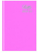 Letts Standard Mini-Taschenkalender 2022-2023, Wochenansicht, Pink