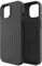 Gear 4 ZAGG Brooklyn Snap D30 Protective Case Compatible with iPhone 14, Slim, Shockproof, Wireless Charging, MagSafe,Vegan Leather, (Black)