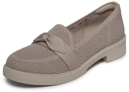 Skechers Damen Summits Fun Flare Turnschuhe, Taupe Mesh/Light Pink Trim, 40.5 EU