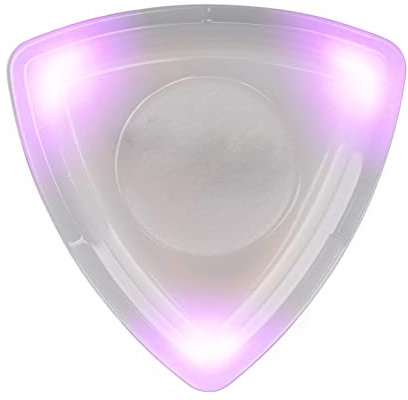 Leuchtendes Plektrum mit Hochempfindlichem LED-Licht Plektrum Als Ersatz für Gitarre (Lila) Gitarren-Zubehör
