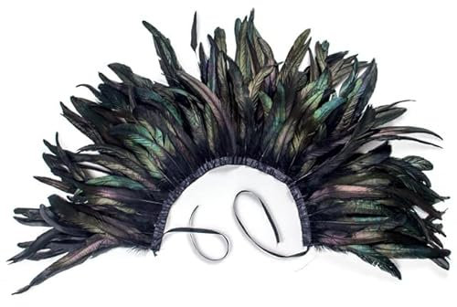 Fasan Federn Schwarze Stola Schal Cape Kreative Freizeit DIY Bastelbedarf Federn Für Kleidung Dekorative Bänder Zum Nähen-01,1pc