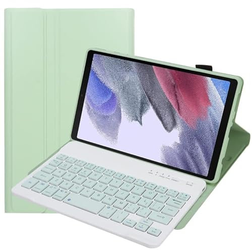 Accessoires de Tablette A220 Candy Color TPU Étui en Cuir Clavier Bluetooth détachable avec Support pour Samsung Galaxy Tab A7 Lite 8.7 T220 / T225