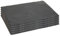 Acan Tradineur - Pack de 6 Platos de Pizarra Rectangular, Bandeja para hosteleria, Servicio y degustación, Canto rústico, Tabla de Piedra Natural para Servir Aperitivos - 30 x 20 cm