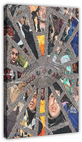 ZAPORA Ufo361 X Future Poster Leinwand Poster Wandkunst Dekor Druck Bild Gemälde für Wohnzimmer Schlafzimmer Dekoration Rahmenstil 20 x 30 cm